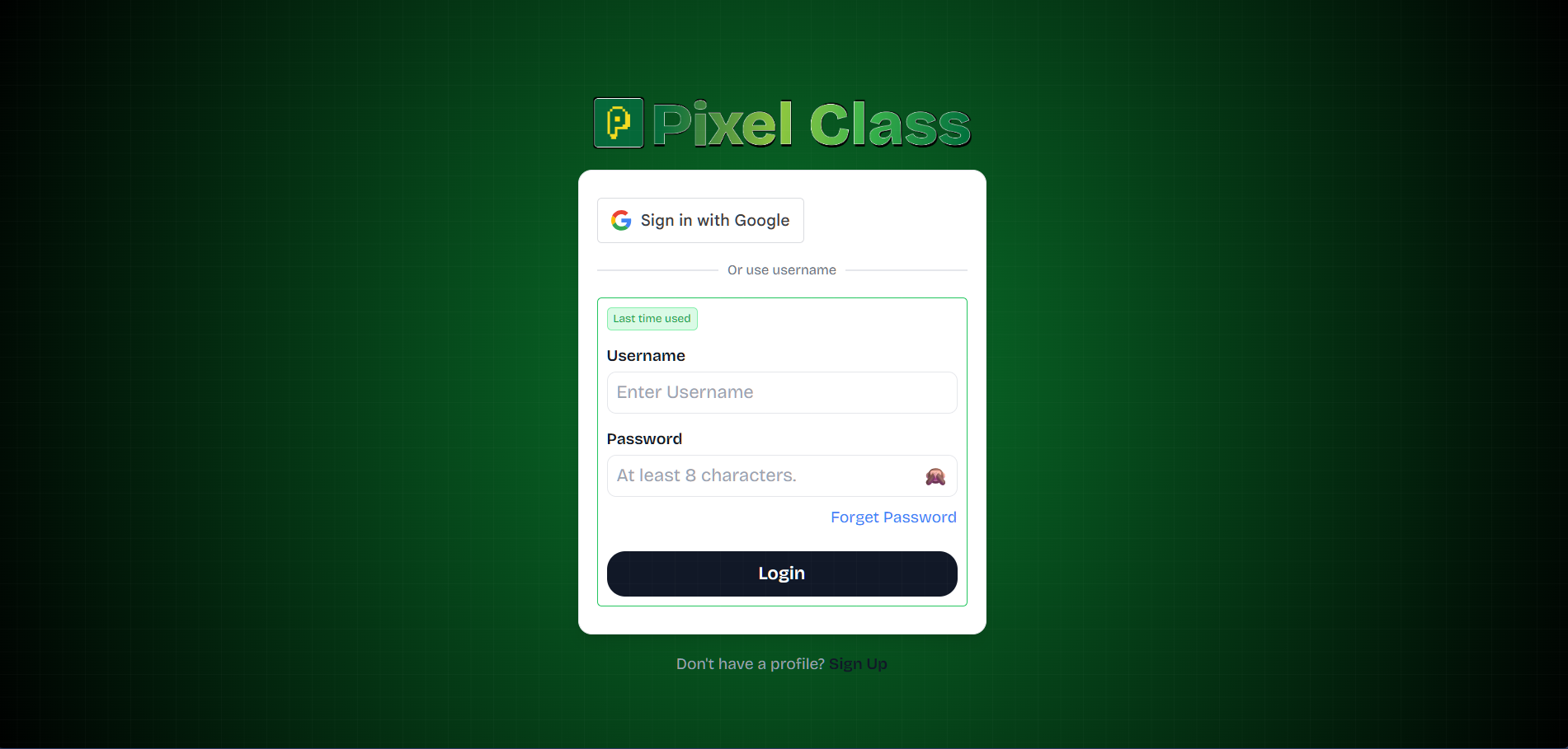 Pixel Class