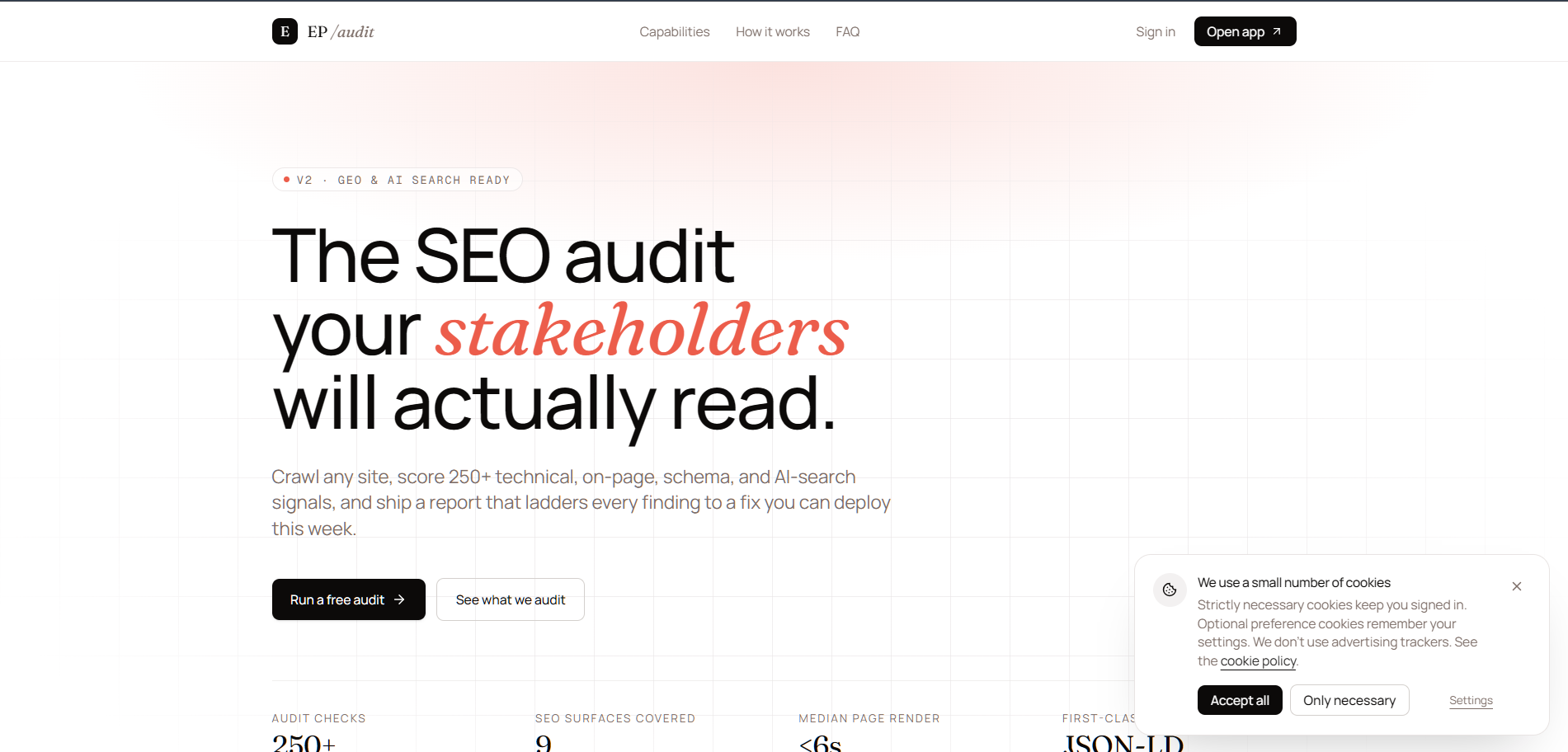 EP SEO Audit - For Excellent Publicity